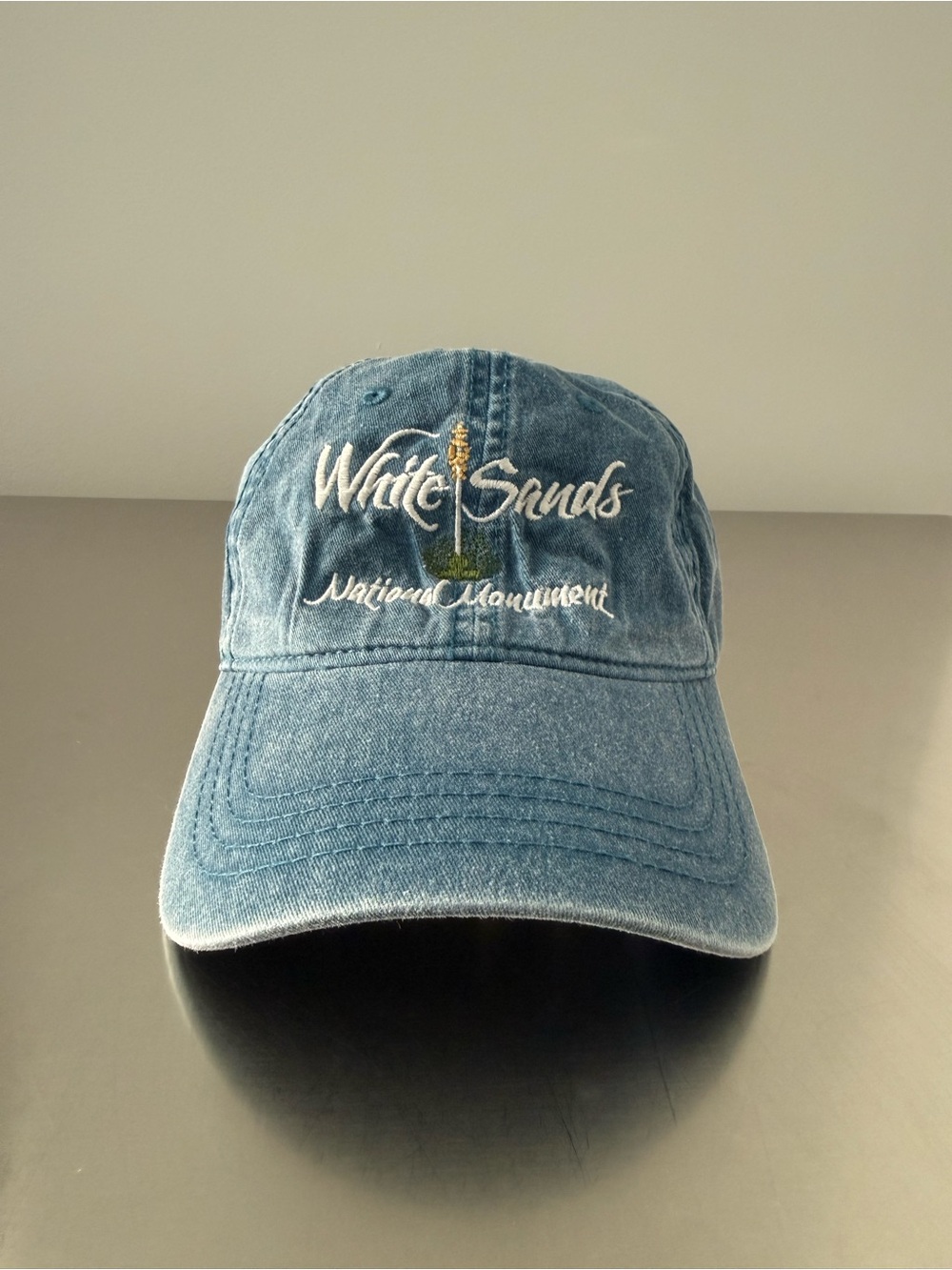 White Sands National Monument Embroidered Denim Baseball Cap